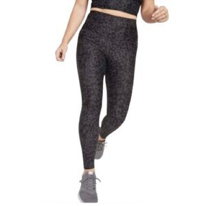 Old Navy Active Powersoft women’s large black leopard legging pants